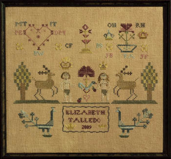click here to view larger image of Adam & Eve Sampler (chart)