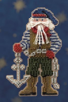 click here to view larger image of Boatswain Santa (2010) (counted cross stitch kit)