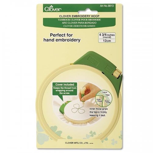 click here to view larger image of Clover Embroidery Hoop 4 3/4" (12cm) (accessory)