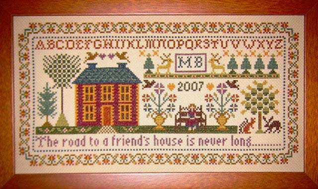 click here to view larger image of Friends House Sampler (chart)