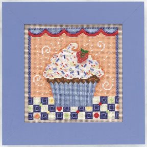 click here to view larger image of Chocolate  Cupcake (counted cross stitch kit)