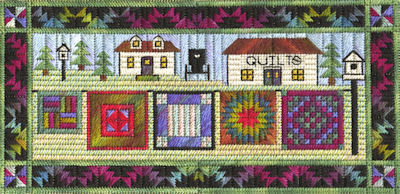 click here to view larger image of Airing The Quilts (counted canvas chart)
