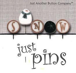click here to view larger image of Just Pins - S is for Snow (pin)