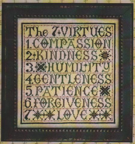 click here to view larger image of 7 Virtues (chart)