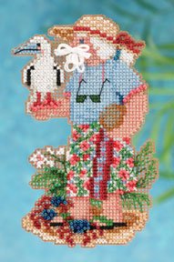 click here to view larger image of Christmas Island Santa (2012) (counted cross stitch kit)