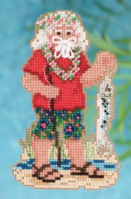 click here to view larger image of Tahiti Santa (2012) (counted cross stitch kit)