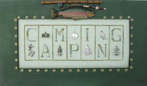 click here to view larger image of Camping - Mini Blocks (charm)