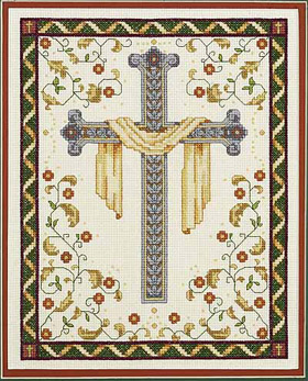 click here to view larger image of His Cross (counted cross stitch kit)