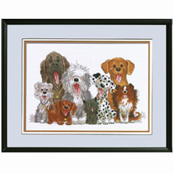 click here to view larger image of Dogs of Duckport - Suzys Zoo (counted cross stitch kit)