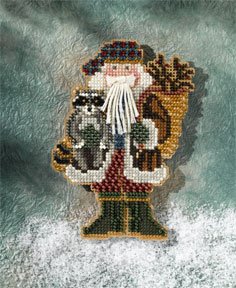 click here to view larger image of Blue Ridge Santa (2007) (counted cross stitch kit)