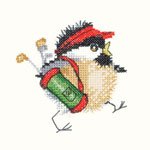 click here to view larger image of Golfing Chick (kit) (counted cross stitch kit)