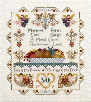 click here to view larger image of Anniversary/Wedding Sampler (chart)