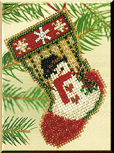 click here to view larger image of Snowman Stocking (1997) (None Selected)